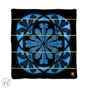 ARANDA BLANKET (VICTORIA) (DESIGN 03) (BLACK/ BLUE) (155X165)