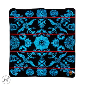 ARANDA BLANKET (VICTORIA) (DESIGN 06) (BLACK/TEAL) (155X165)