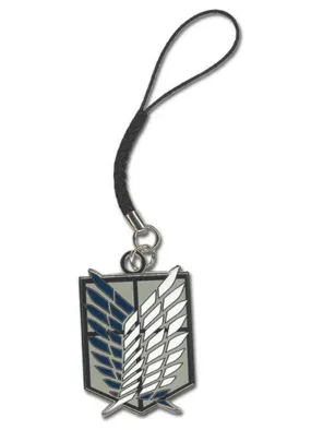 Attack on Titan - Survey Corps Emblem Cell Phone Charm