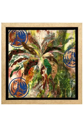 Botanical Tiger Canvas Print