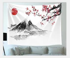 Elegant European-Inspired Digital Print Tapestry for Home Décor