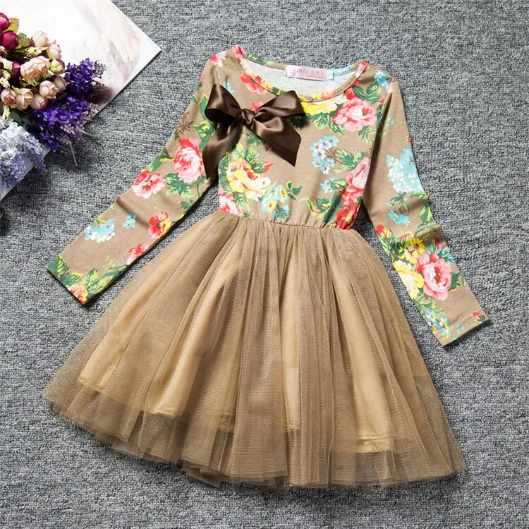 Girls Dress Elegant New Year Princess Children Party Dress Wedding Gown Kids Dresses for Girls Birthday Party Dress Vestido Wear