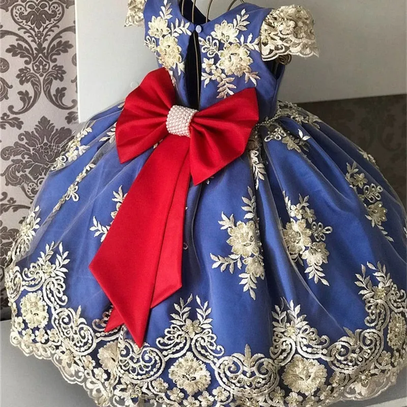 Girls Dress Elegant New Year Princess Children Party Dress Wedding Gown Kids Dresses for Girls Birthday Party Dress Vestido Wear