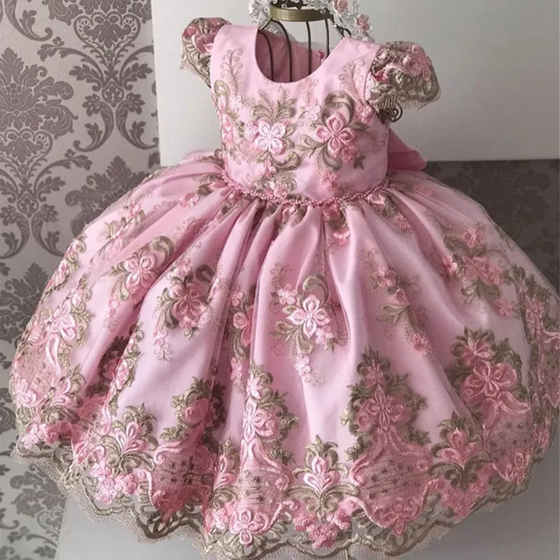 Girls Dress Elegant New Year Princess Children Party Dress Wedding Gown Kids Dresses for Girls Birthday Party Dress Vestido Wear