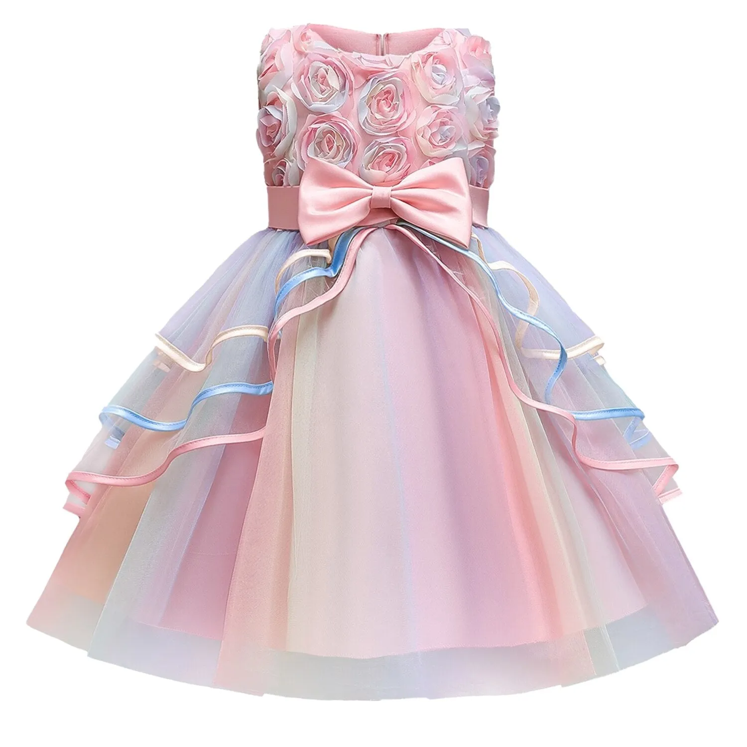 Girls Dress Elegant New Year Princess Children Party Dress Wedding Gown Kids Dresses for Girls Birthday Party Dress Vestido Wear