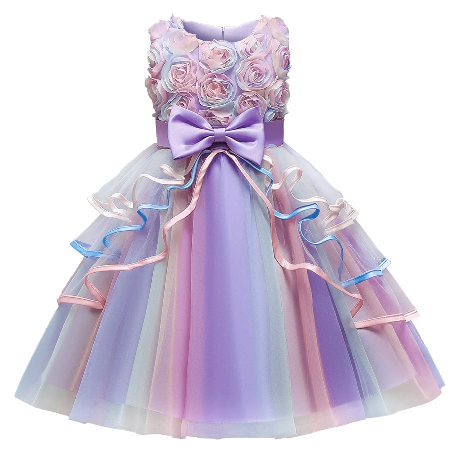 Girls Dress Elegant New Year Princess Children Party Dress Wedding Gown Kids Dresses for Girls Birthday Party Dress Vestido Wear