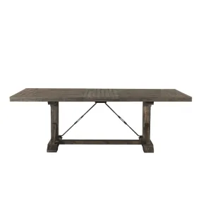 Halkarni Walnut Wood Rectangle Dining Table