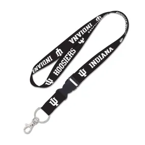 Indiana Hoosiers Black Lanyard