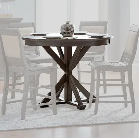 Koge Gray Round Counter Table