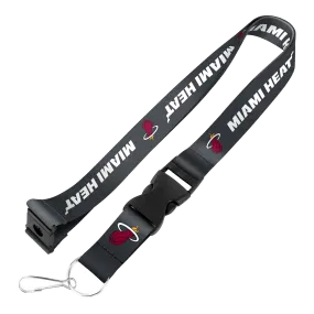 Miami HEAT Charcoal Lanyard