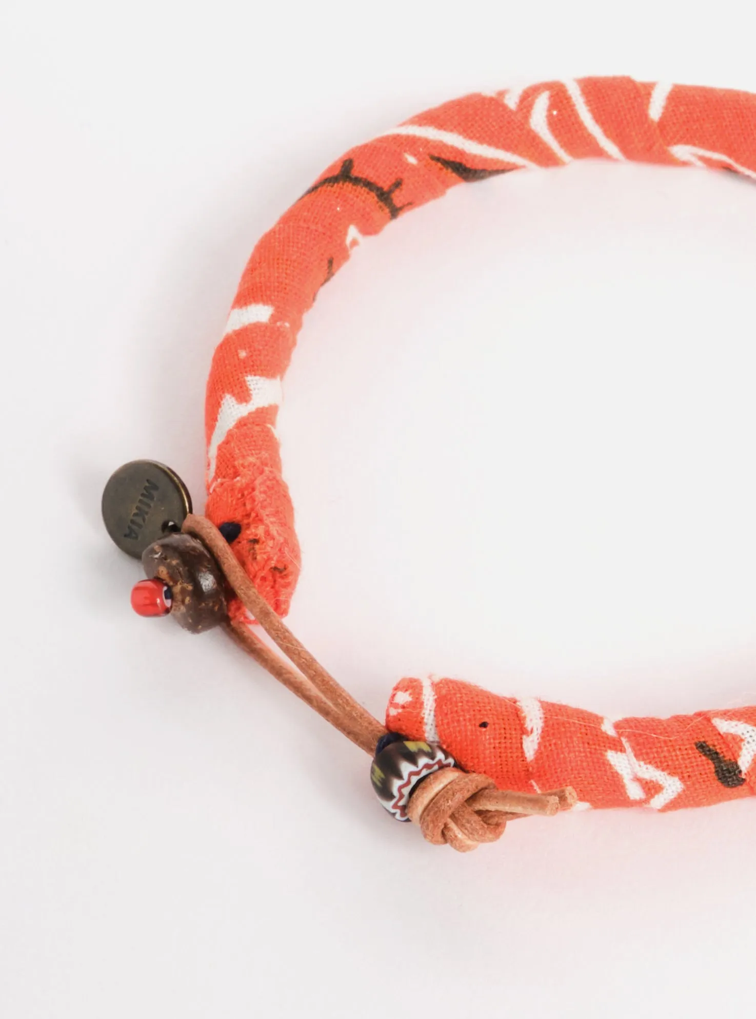 Mikia Bracelet in Orange Bandana