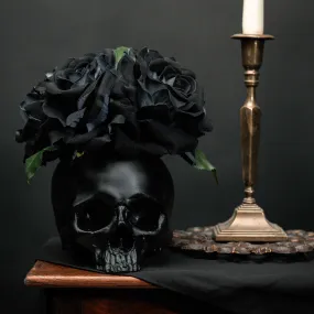 Morticia Flowerhead - Black Roses