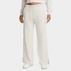 Nike Sportswear Women's Velour Wide Leg Pants / Light Orewood Brn