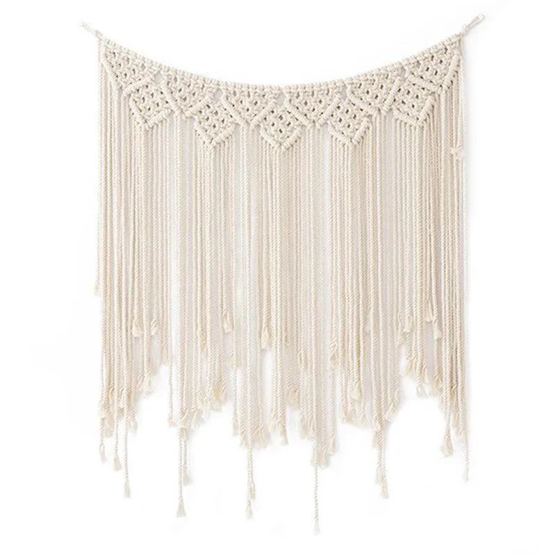 Scandinavian Chic Wedding Tassel Tapestry