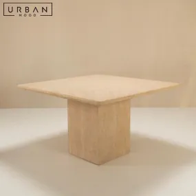 SOTO Wabi Sabi Travertine Dining Table