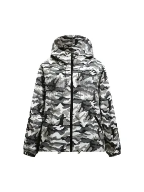 Thesupermade Hip-hop Snow Camouflage Embroidery Jacket